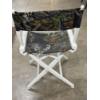 Image 2 : Camo Foldable Director's Chair With Wood Base 35" x 20" - Brand New 