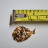 Image 3 : 10K Gold Pendant Ft. Leaves & Grapes ~ Weighing 2.9 Grams