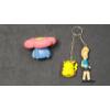 Image 1 : Collectible Beavis And Butthead/Pikachu Keychain Figure & Vileplume Pokémon Pencil Sharpener