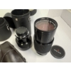 Image 8 : Vintage Olympus Camera with Tons of Camera Accessories - Comes in Leather Bag - Camera Lenses