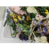 Image 4 : Lot of Assorted Spring Faux Flowers in Included Storage Bin