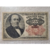 Image 1 : United States 1874 Twenty Five Cents Fractional Currency Paper Bill