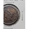 Image 3 : 1855 Slanted 55 One Cent - Braided Hair Cent Coin in Protective Casing