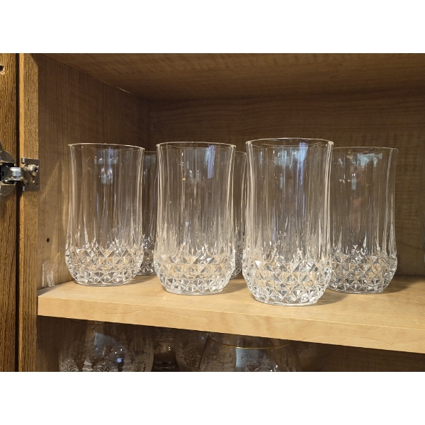 Kitchen Glassware - Set Of 11 Water Glasses As Shown