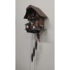 Image 3 : Vintage German Colorful Cuckoo Clock With Multiple Figures On Go Round - See Details