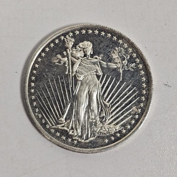 SilverTowne One Ounce 99.9% Fine Silver Round - 1 oz ASW