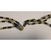 Image 3 : Cleopatra Style Beaded Revival Bib & Decorative Nefertiti Plate 