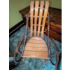 Image 2 : Amish Rustic Hickory Childs Rocking Chair. Excellent Condition!