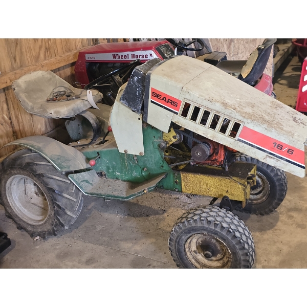 Sears 16/6 Tractor - After Market Wisconsin Engine - Works - Ag Tires