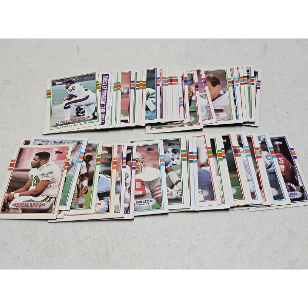 Football Trading Cards - 1989 Topps