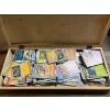Image 1 : Wooden Box of Pokemon Trading Cards - Tons of Pokemon Cards! - Wooden Fish Box - Includes Tynamo 