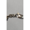 Image 5 : Vintage Sterling Silver Multi-Color Cat's Eye Glassr Link 7" Bracelet - Weight: 7.6g