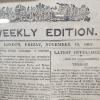 Image 6 : Two Framed Newspaper Articles & Cut Outs ~ London The Times Weekly Edition & Till The End of Time