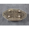 Image 9 : BEAUTIFUL RARE Antique STERLING SILVER Filigree Trinket or Jewelry Box - Weighs 391 Grams 