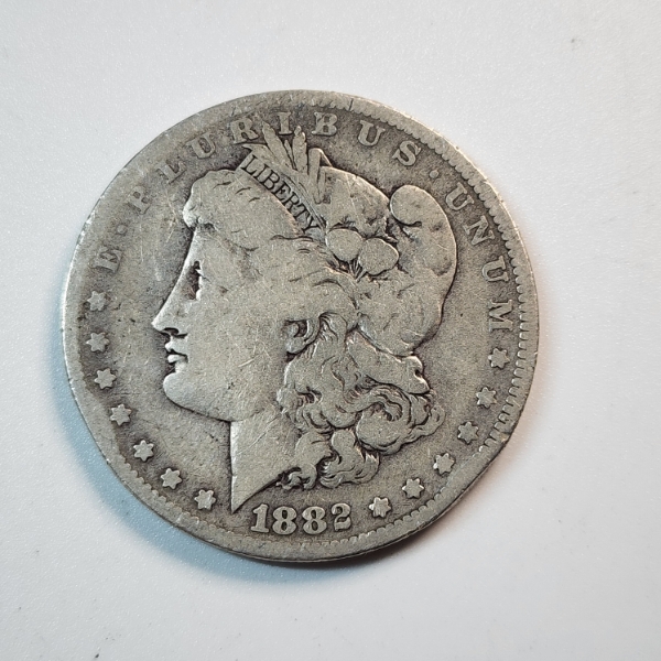 1882-O Morgan Silver Dollar - 90% Silver United States Coin 
