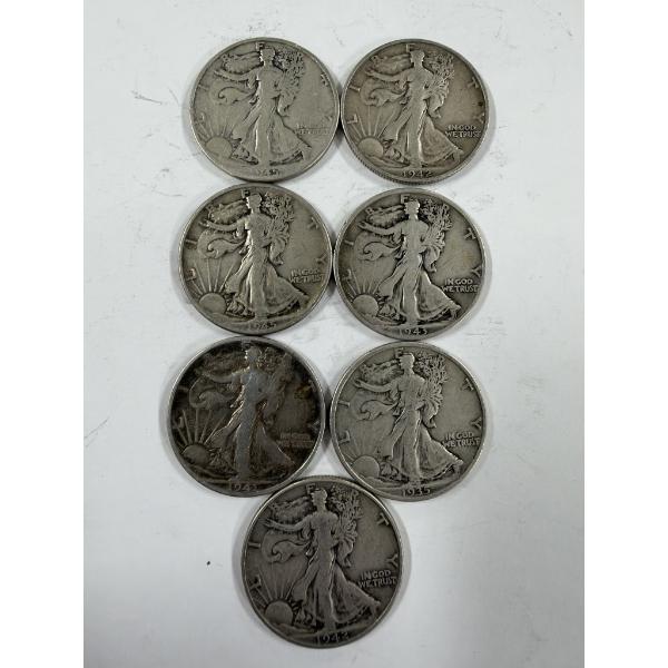 $3.50 Face Value Walking Liberty Half Dollars - 90% Silver