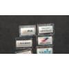 Image 2 : Collection Of Vintage Sterling Silver Airline Emblem Ingots Produced By The Franklin Mint -TW: 34.2g
