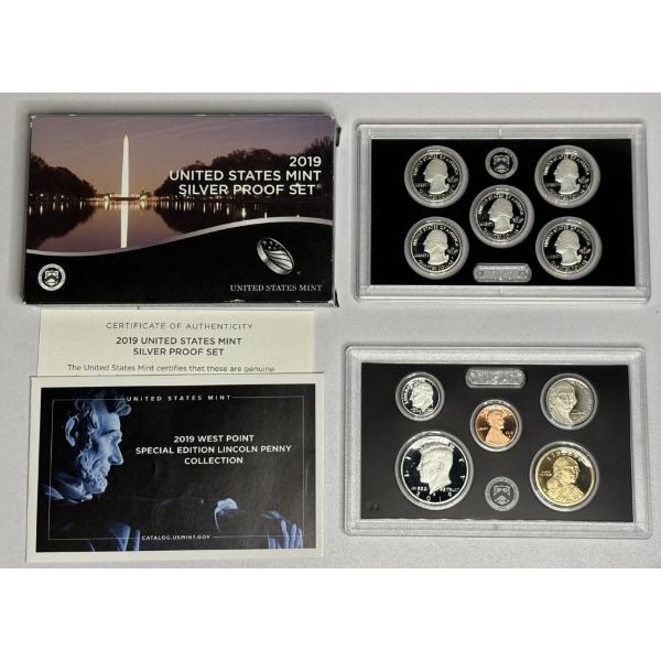 2019 *SILVER United States Mint Proof Set, FV $2.91