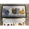 Image 2 : Chicken Wall Hanging Photos in Frames - Gather, Eat, Repeat & Food Tastes Better