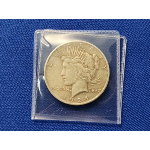 1924 Silver Peace Dollar