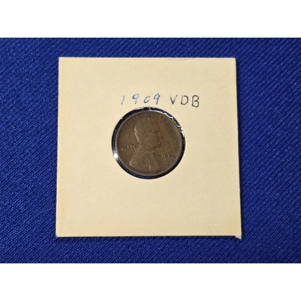 1909 VDB Lincoln Wheat Penny