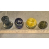 Image 2 : *Pick Up At Mantua Home-No Shipping Available* Beautiful Collection Of Four Vintage Art Glass Paperw