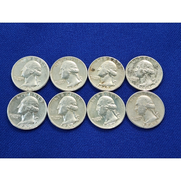 $2.00 Face Value of Assorted U.S. 90% Silver Quarters