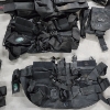 Image 5 : Large Lot of Assorted Paintball Accessories: Pod Harnesses/ Belts, 3 Masks