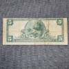 Image 4 : 1902 U.S. Large Size $5 National Banknote By The First National Bank of Youngstown, Ohio ~ FR600