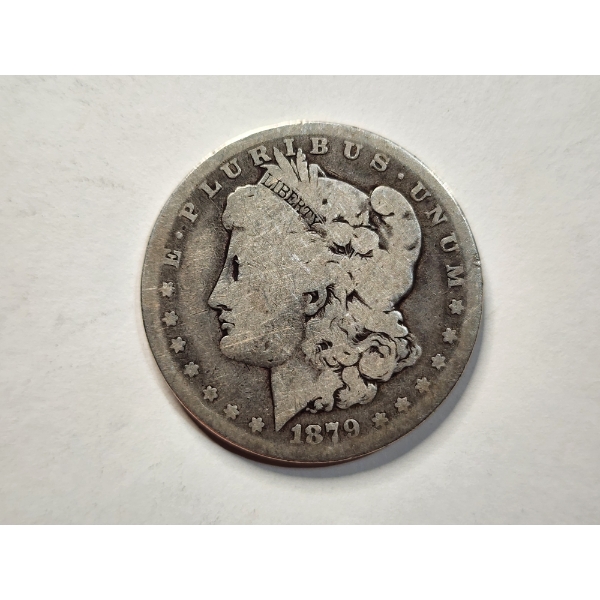 1879 United States 90% Silver Morgan Dollar from Philadelphia Mint