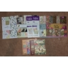 Image 1 : Assorted Scrap Booking Paper and Vellum - (7) 12x12 Paper & (2) 8x8 Vellum