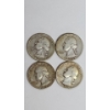 Image 1 : (4) United States 90% Silver Washington Head Quarters - 1950-D, 1950-S, 1951, 1951-S