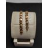 Image 2 : 10K Gold "XOXO" Link 7" Bracelet (Damaged) Total Weight: 4.3g