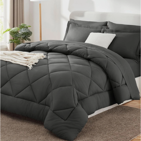 CozyLux 7-Piece Queen Bed-in-a-Bag Set plus EXTRA PILLOW!!! (see description)