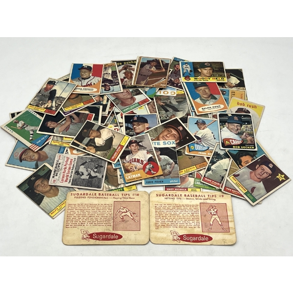 Lot of Vintage Baseball Cards Including Bob Uecker and Others