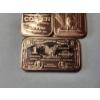 Image 4 : x3 1 AVDP Ounce .999 Fine Copper Bars - Mint Condition