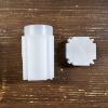Image 2 : CoinSafe Square White Plastic Coin Storage Tubes - Holds 20 Pieces of Bullion Each!!!