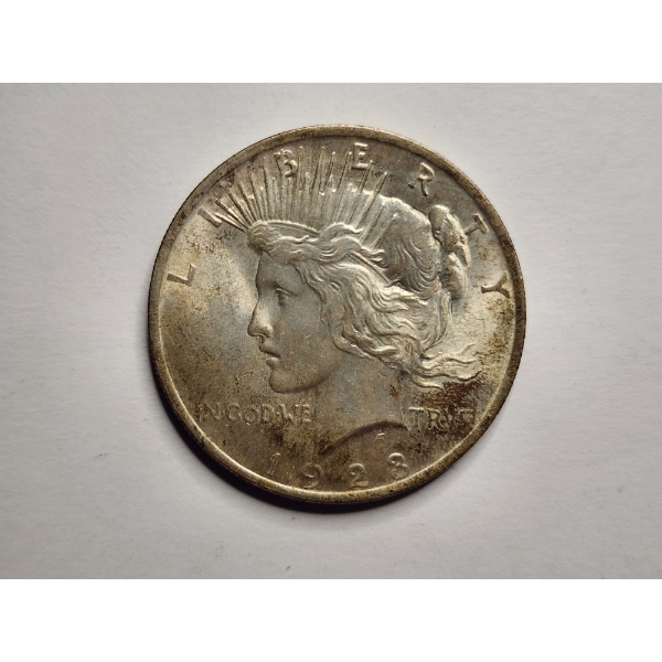 1923 United States 90% Silver Peace Dollar from Philadelphia Mint!