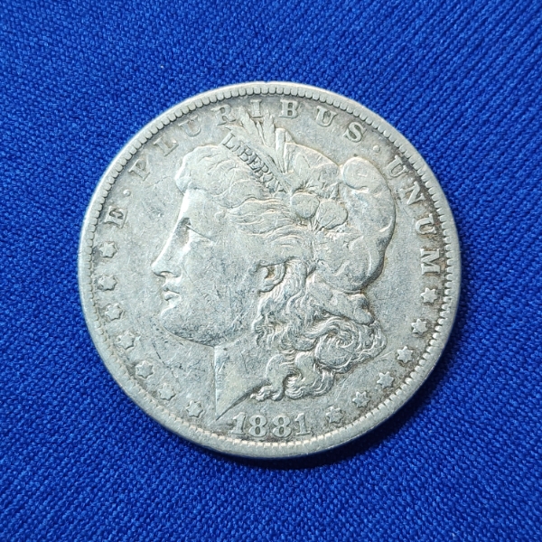 1881 Silver Morgan Dollar - 90% Silver U.S. Coin