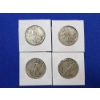 Image 1 : 4 Walking Liberty Silver Half Dollars - Years: 1941, 1942, 1943