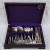 Image 1 : 5.6 LBS of Assorted Silverplated Silverware in Storage Box