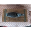 Image 3 : Remarkable 8"x16" Wooden Duck Storage Box, & 2 Interesting Vintage Framed 8"x10" Photographs