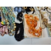 Image 6 : Large Assortment of Costume Jewelry Over 100 Pieces - Including Cosmetic Bag and Jewelry Box