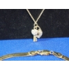 Image 4 : Gold-Plated Sterling Silver Jewelry: 3 Necklaces & 1 Bracelet - See Description! TW: 25g