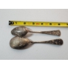 Image 5 : Two Vintage Sterling Silver Spoons TW: 45.9g