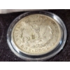Image 5 : 1921-D Silver Morgan Dollar in Capsule & Nice Black Display Box That Holds Up To Three