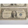 Image 3 : Four U.S. $1 Blue Seal Silver Certificates Series: 1957, 1935-F, 1935-G, 1935-E