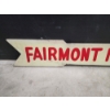 Image 5 : Vintage Fairmont/Farmont Ice Cream Wooden Arrow Sign Measuring About 60" Long