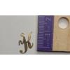 Image 11 : 14K Gold Pendants & Two-Tone Butterfly Studback Earrings - Weight: 1.9g