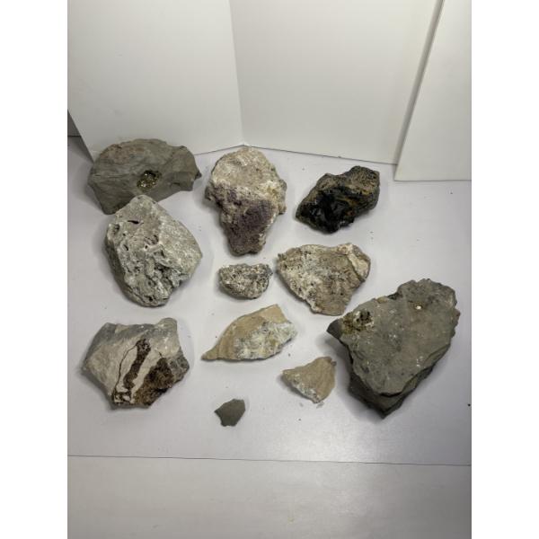 Crate of Geodes & Rock Clusters - Mineral Specimens